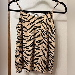 Tiger print tank top